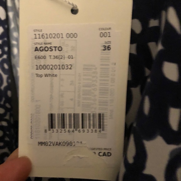 Max Mara Agosta Silk Crepe Top - Picture 3 of 5